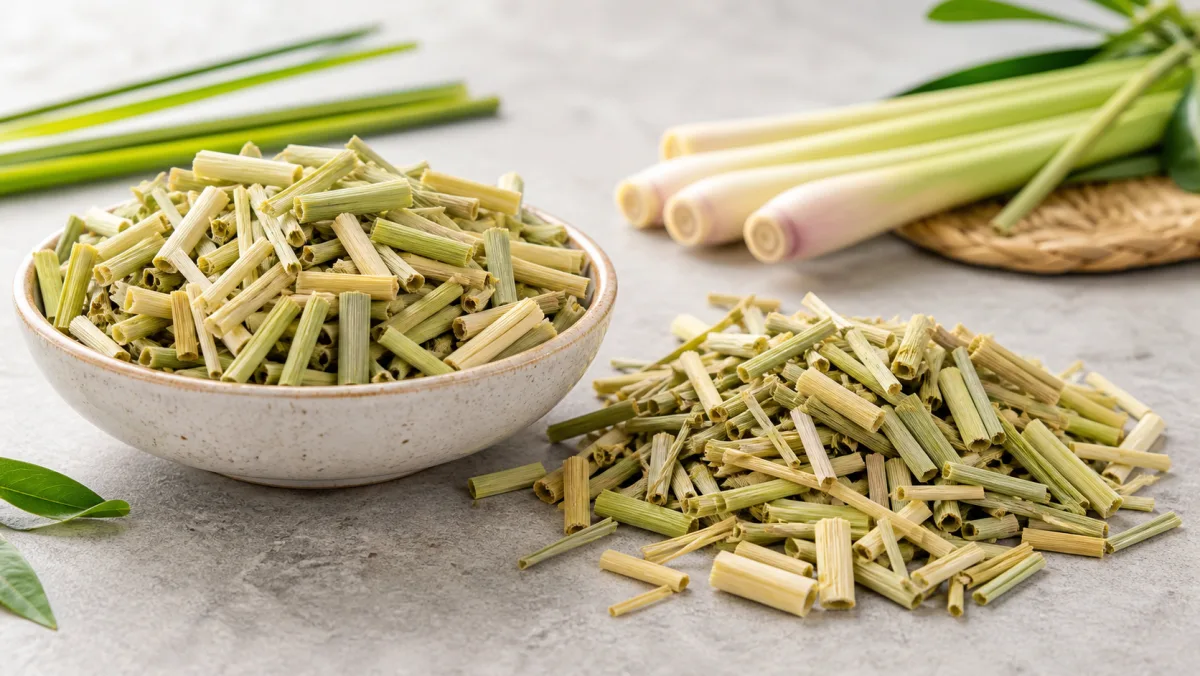 Sả cắt khúc sấy lạnh